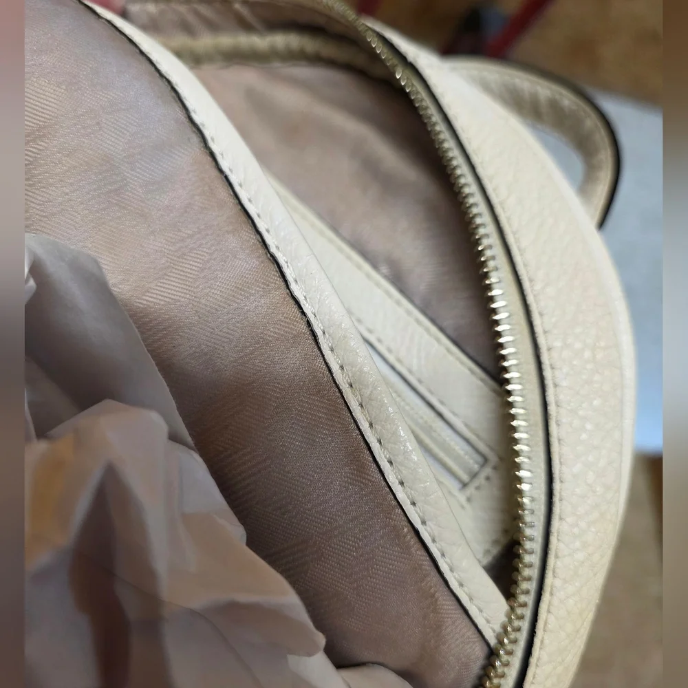Michael Kors White and‎ Black Backpack
